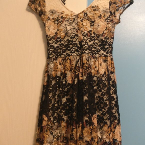 🏷️2/$15 Top Shop Floral Lace A-Line Dress - Picture 6 of 8